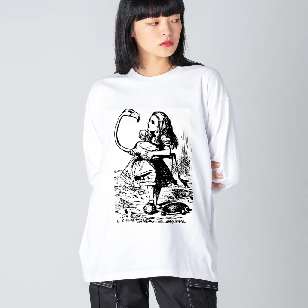 Als_shopの不思議の国のアリス Big Long Sleeve T-Shirt