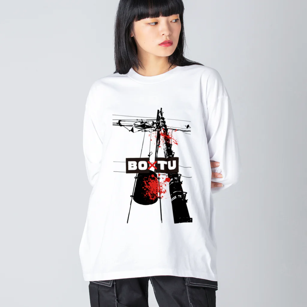 AQ-BECKのDischarge-and-charge Big Long Sleeve T-Shirt