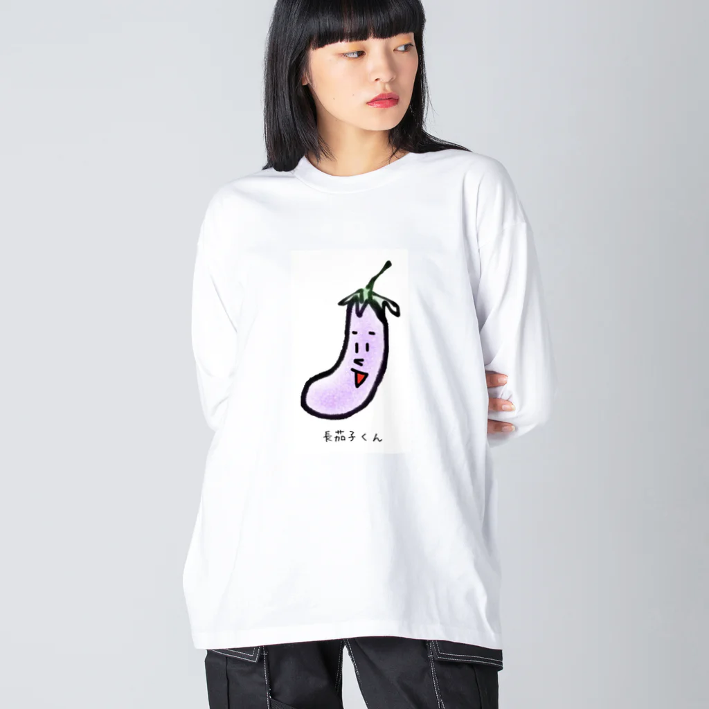 MAMEの長茄子くんシリーズ Big Long Sleeve T-Shirt