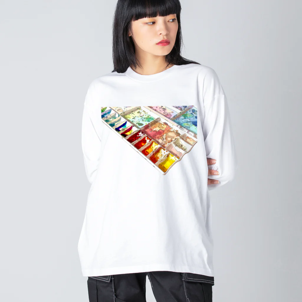 睦月のパレット Big Long Sleeve T-Shirt