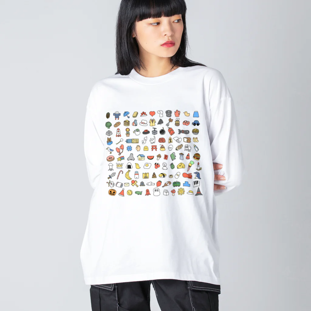 あらゐけいいちの１０８ Big Long Sleeve T-Shirt