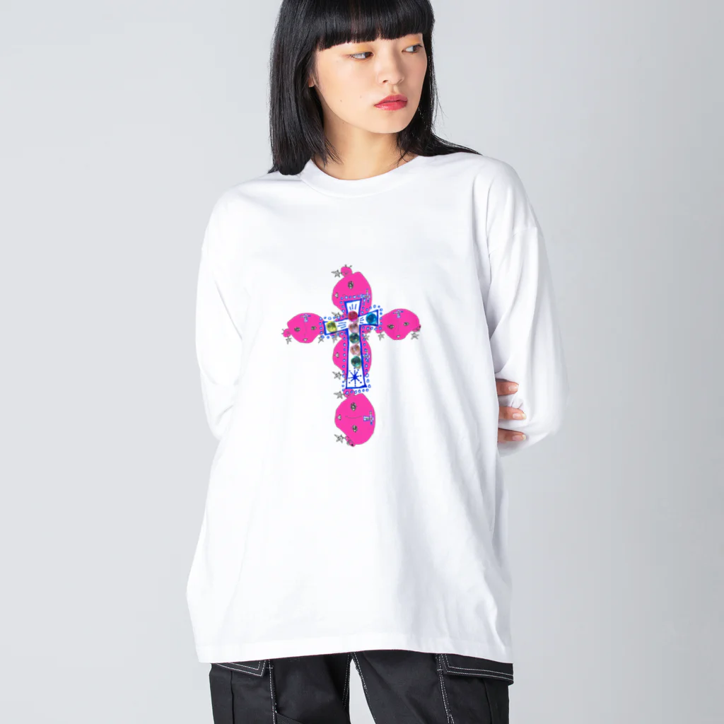 ユーカのかわいい十字架パート2 Big Long Sleeve T-Shirt