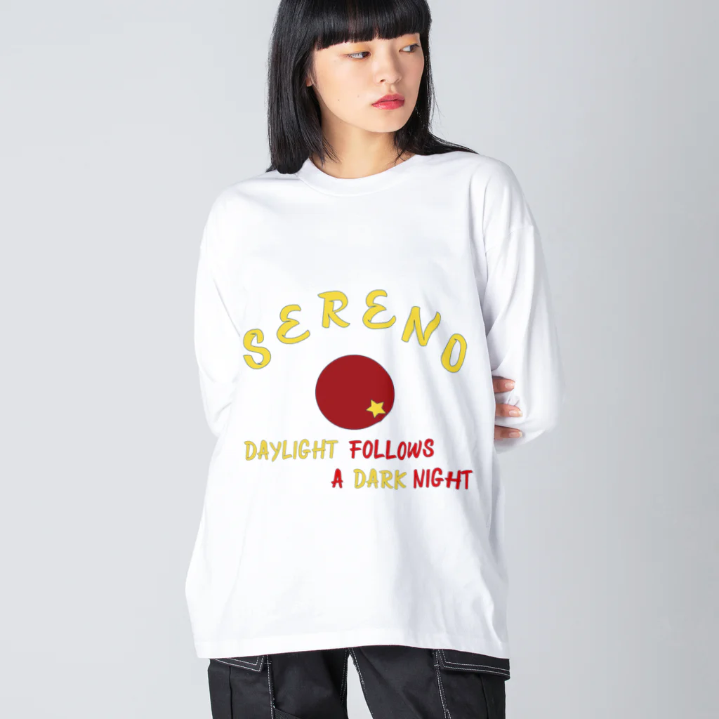 SerenoのSereno Big Hoodie Big Long Sleeve T-Shirt