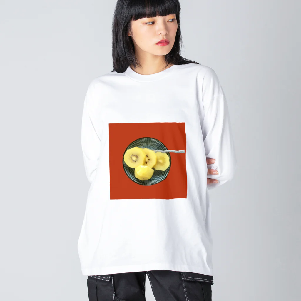 puricoのkiwi ビッグシルエットロングスリーブTシャツ