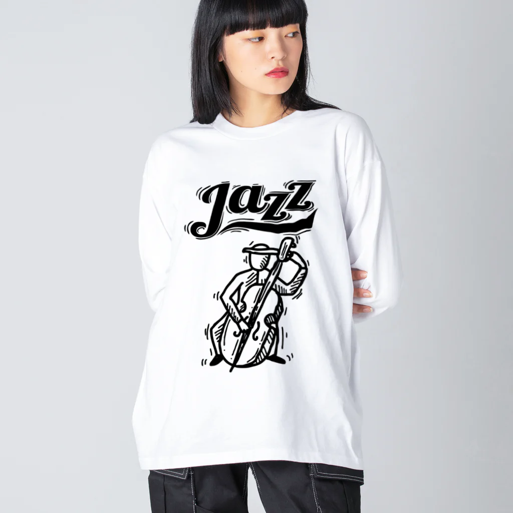 DRIPPEDのJazz-ジャズ- ビッグシルエットロングスリーブTシャツ