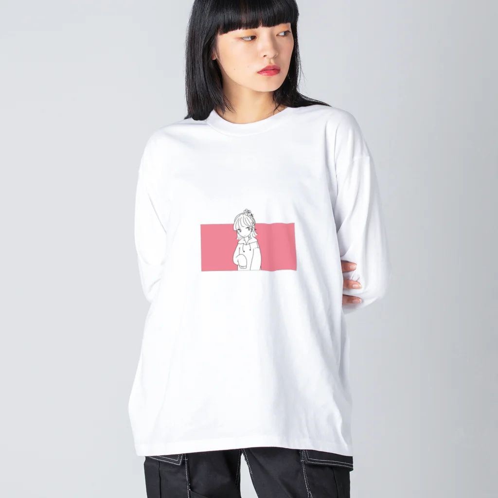 Tなかのゆるふわ ビッグシルエットロングスリーブTシャツ