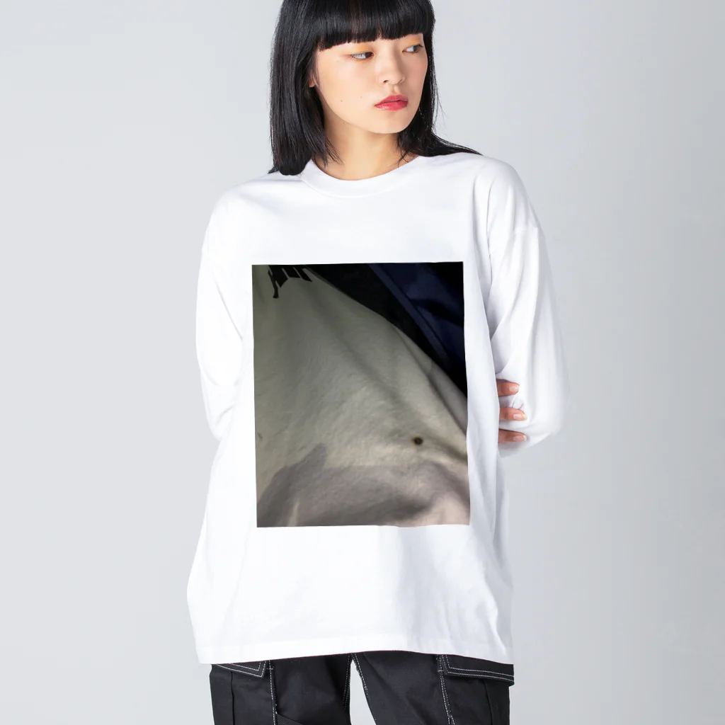 fukazauのロンTin火種で焦がしたロンT Big Long Sleeve T-Shirt