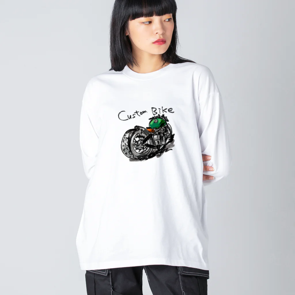 スタジオばんやのカスタムバイク Big Long Sleeve T-Shirt