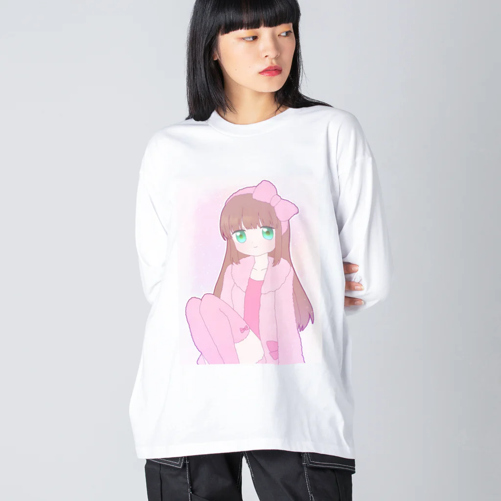 かわいいもののおみせ　いそぎんちゃくのもこもこルームウェアちゃん Big Long Sleeve T-Shirt