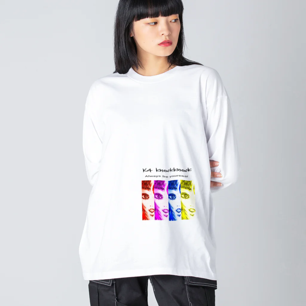 帽子屋のAlways be yourself.08 ビッグシルエットロングスリーブTシャツ