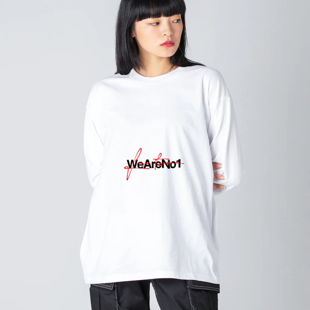 MiNiのWeAreNo1 スリーブTシャツ Big Long Sleeve T-Shirt