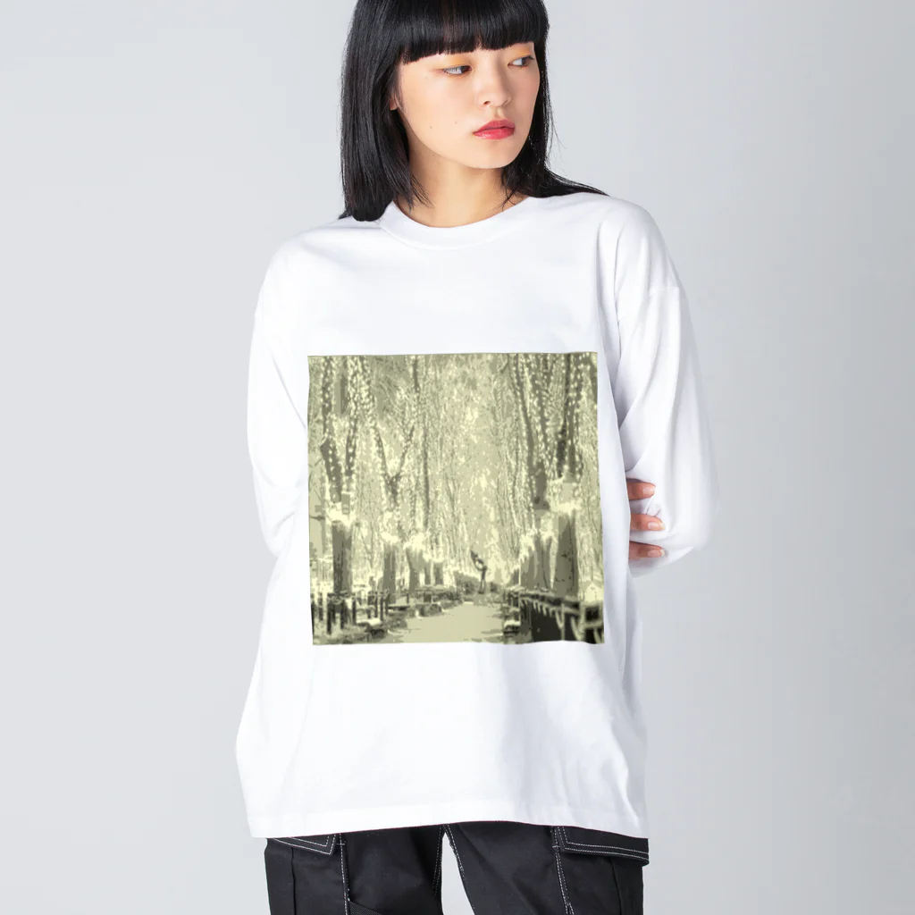 Danke Shoot Coffeeの光のページェント Big Long Sleeve T-Shirt