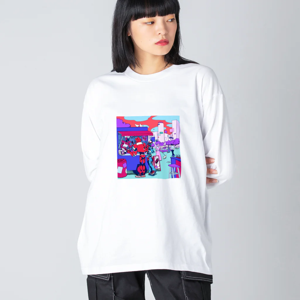 しのびやしき　硯店のFULLにしてこうよ Big Long Sleeve T-Shirt