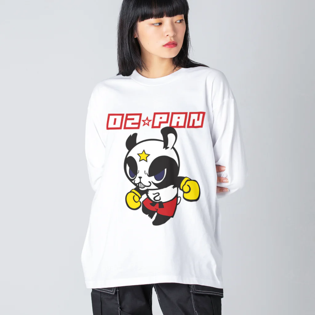 Milk☆Dipperの02☆PAN【オツパン】 ビッグシルエットロングスリーブTシャツ