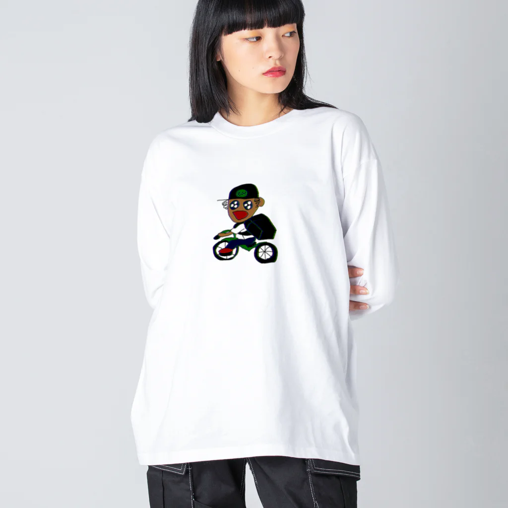 せんだい・サンタ・山田8世の施しの使者マイク Big Long Sleeve T-Shirt