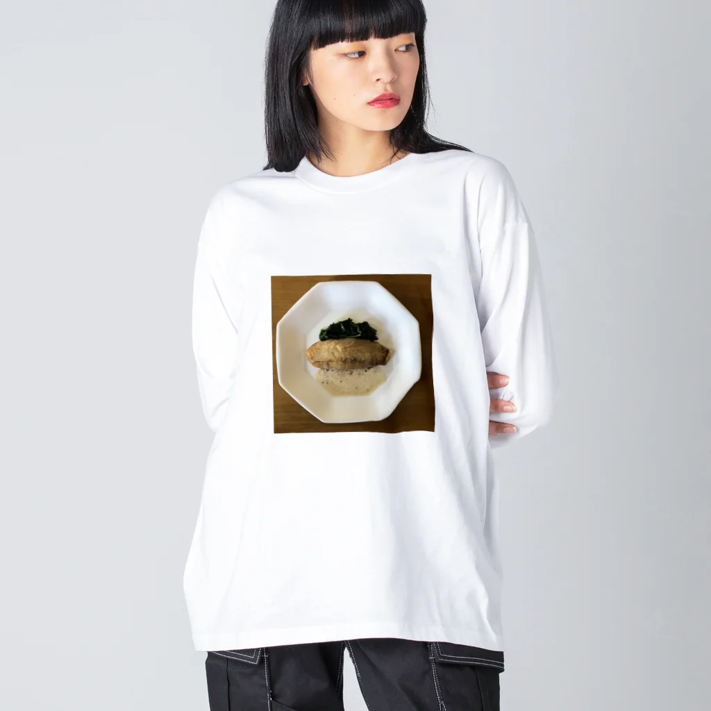 Zoninmallの舌平目のムニエル　お料理シリーズ　魚 Big Long Sleeve T-Shirt