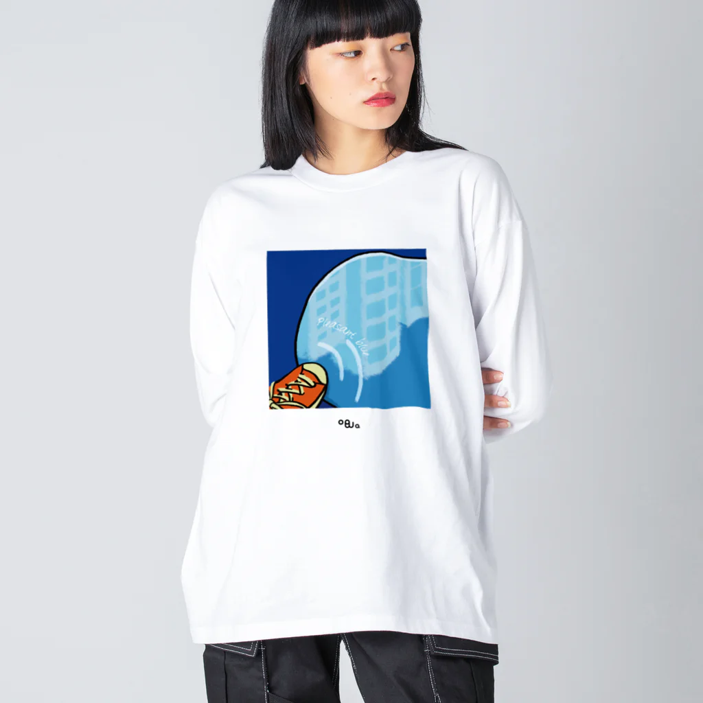 ogwの快青 ビッグシルエットロングスリーブTシャツ