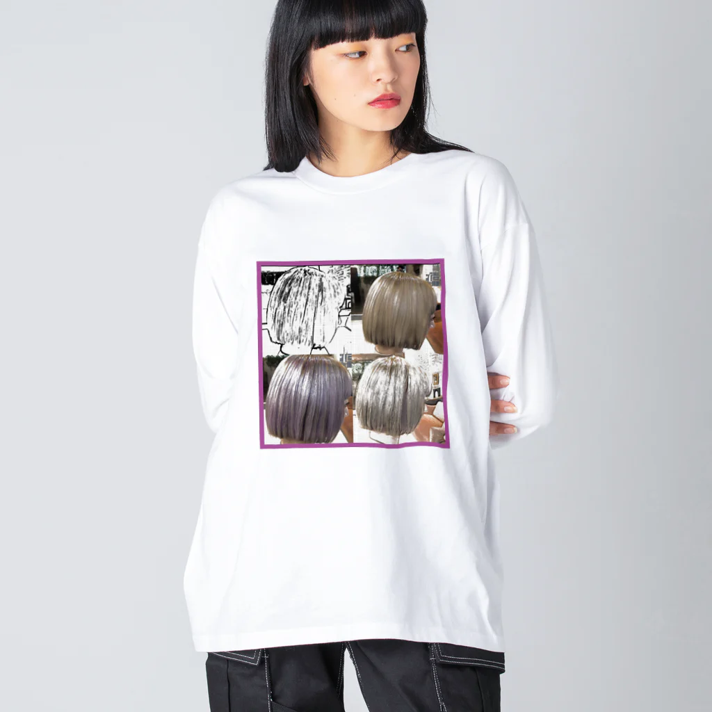 Salonのカラーチェンジ Big Long Sleeve T-Shirt