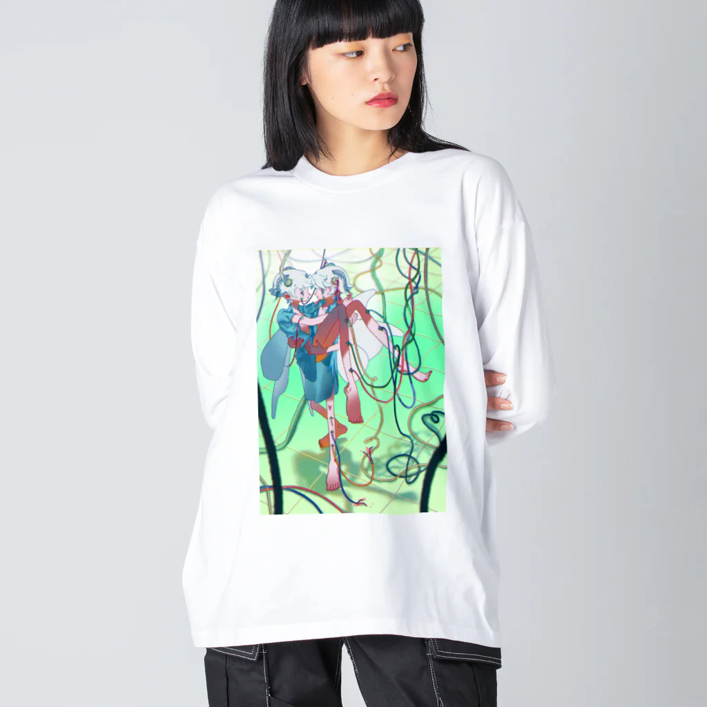 sako_shopの培養施設 Big Long Sleeve T-Shirt