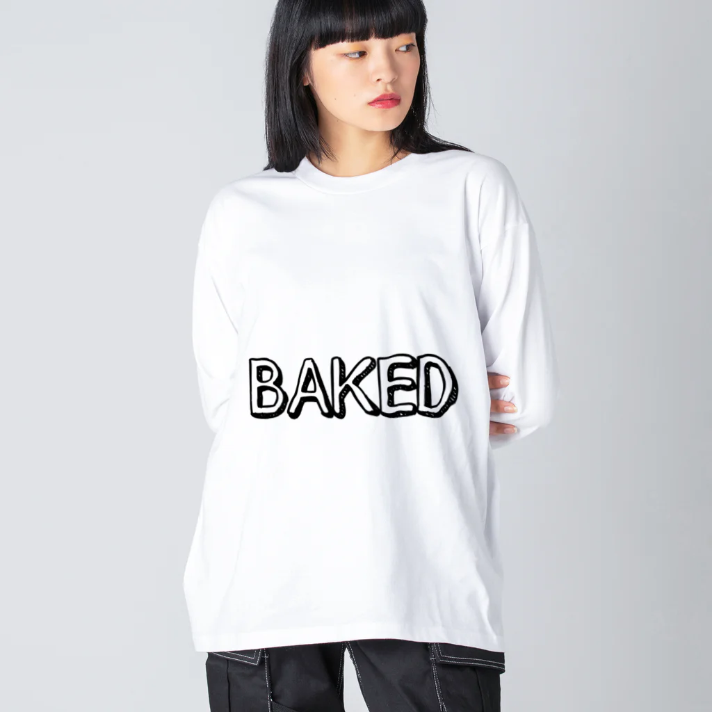 kosover's パーティ向けファッション販売のBAKED Big Long Sleeve T-Shirt