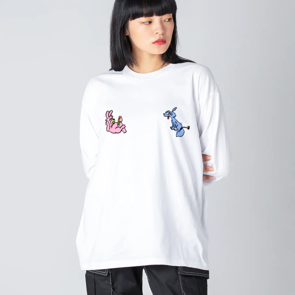 BOREDAMNのREBELLION Big Long Sleeve T-Shirt