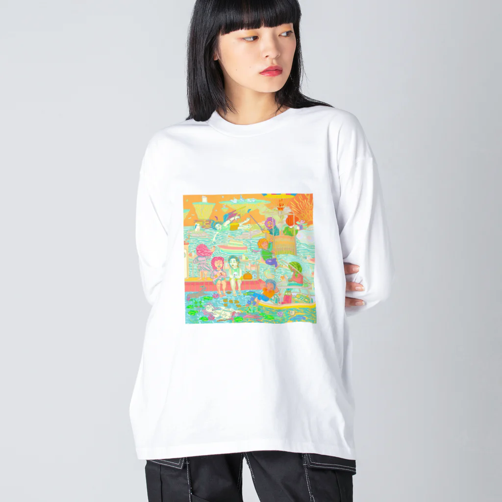 Mirai Gotoの　sunset ビッグシルエットロングスリーブTシャツ