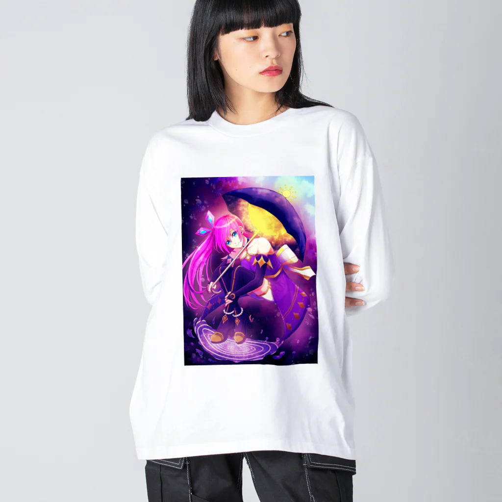 ngrrxxのgalaxy2 Big Long Sleeve T-Shirt