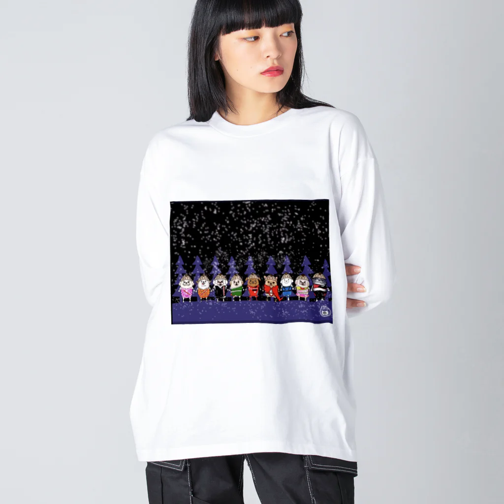 長与 千種 Chigusa Nagayoのマーベルドッグス笠地蔵 ビッグシルエットロングスリーブTシャツ