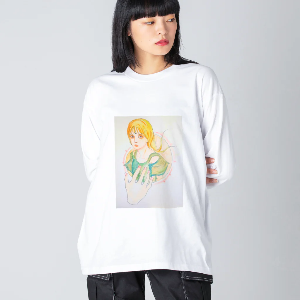 私ノ私　の美人画シリーズ Big Long Sleeve T-Shirt