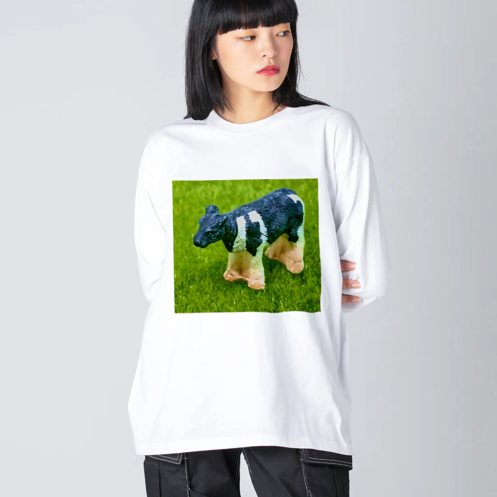 コナカマ通販SUZURI支店のCOW-2021 Big Long Sleeve T-Shirt