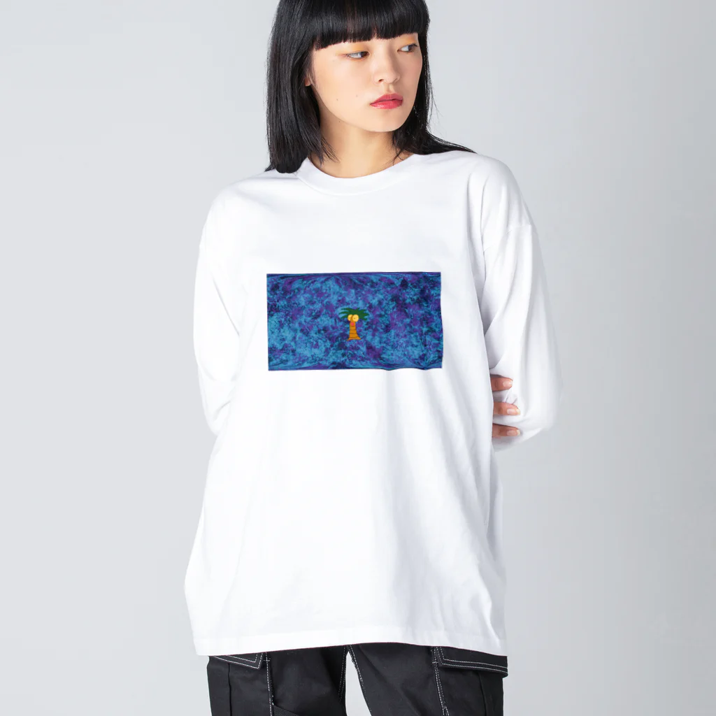 pesty_pupil designsのじゃんぐるもじゃもじゃ ビッグシルエットロングスリーブTシャツ