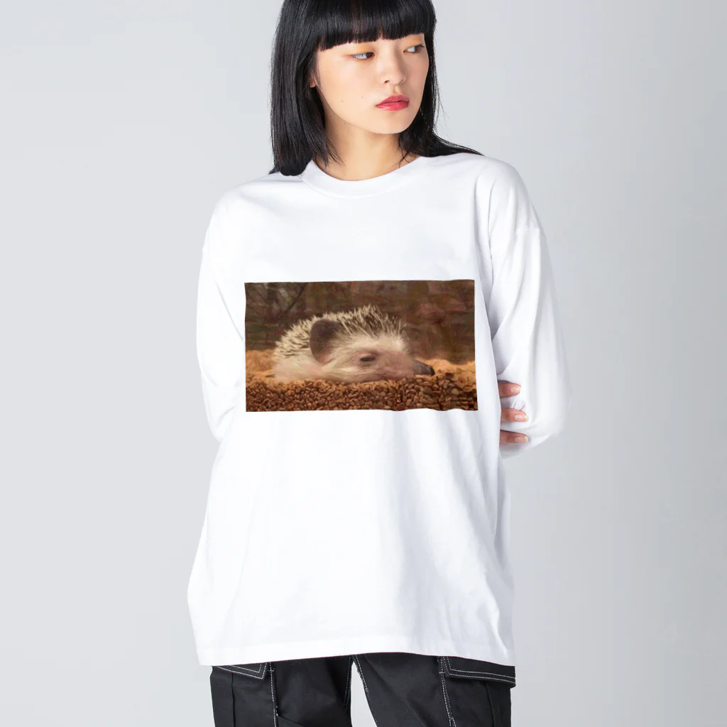 BELLAのSleepy Hedgehog ビッグシルエットロングスリーブTシャツ