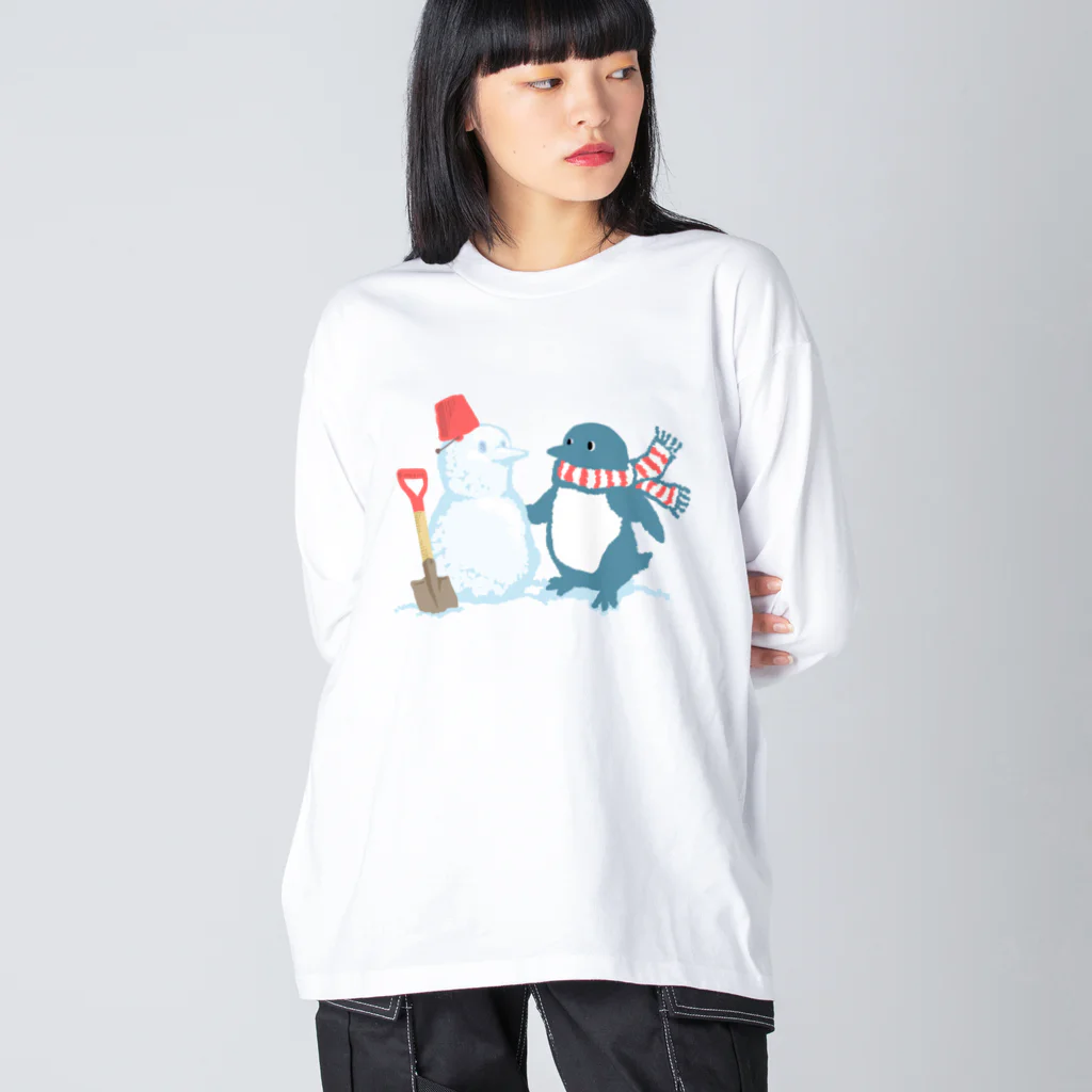 This is Mine（ディスイズマイン）のEnjoy winter! ー雪だるま編ー ビッグシルエットロングスリーブTシャツ