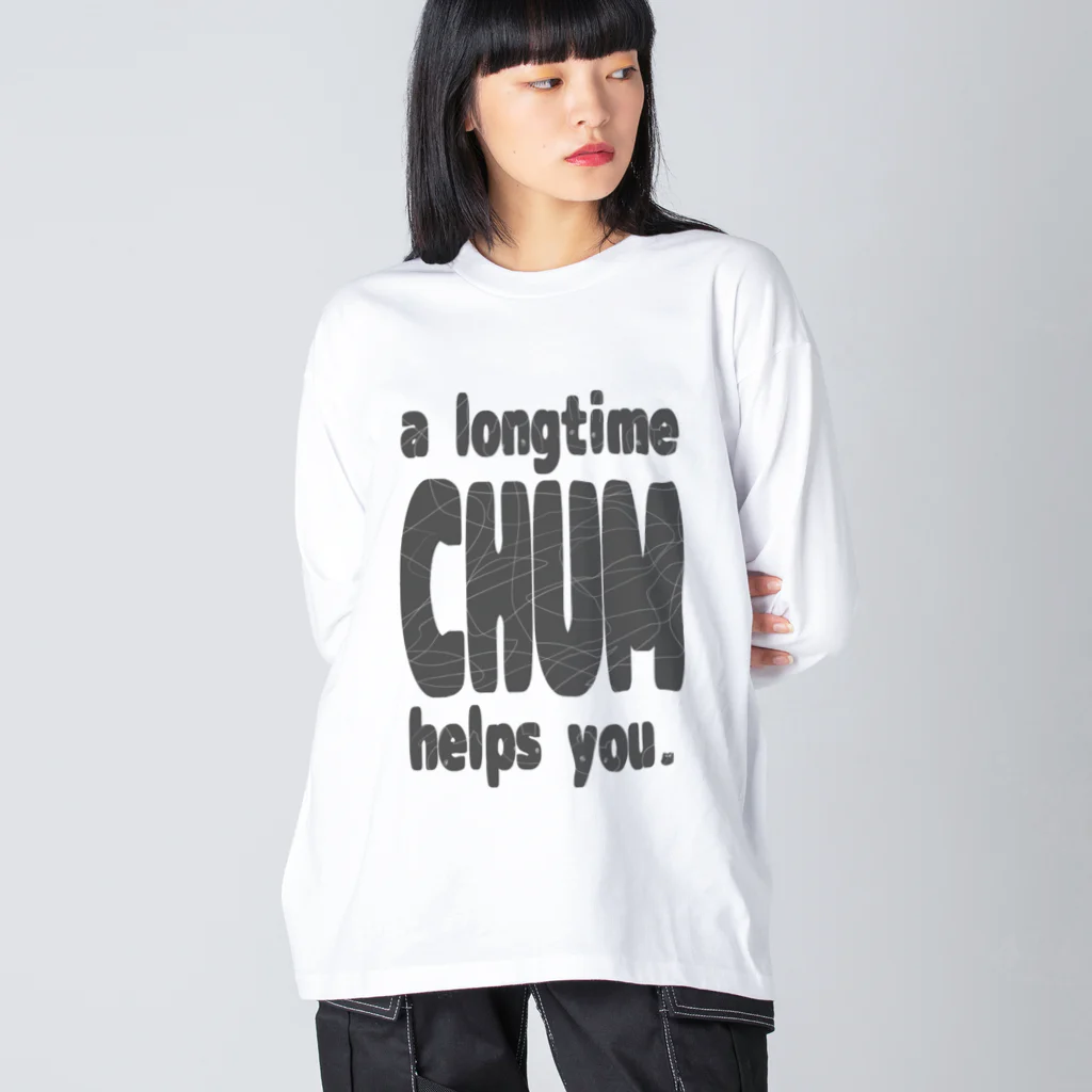 こくもつこやのなかよしちゃむ Big Long Sleeve T-Shirt