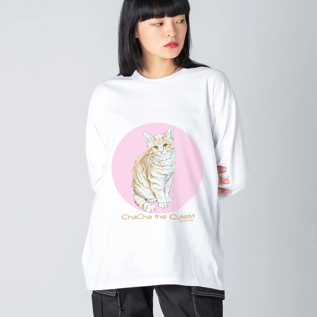 RosyMewsのChaCha the Cutest ビッグシルエットロングスリーブTシャツ