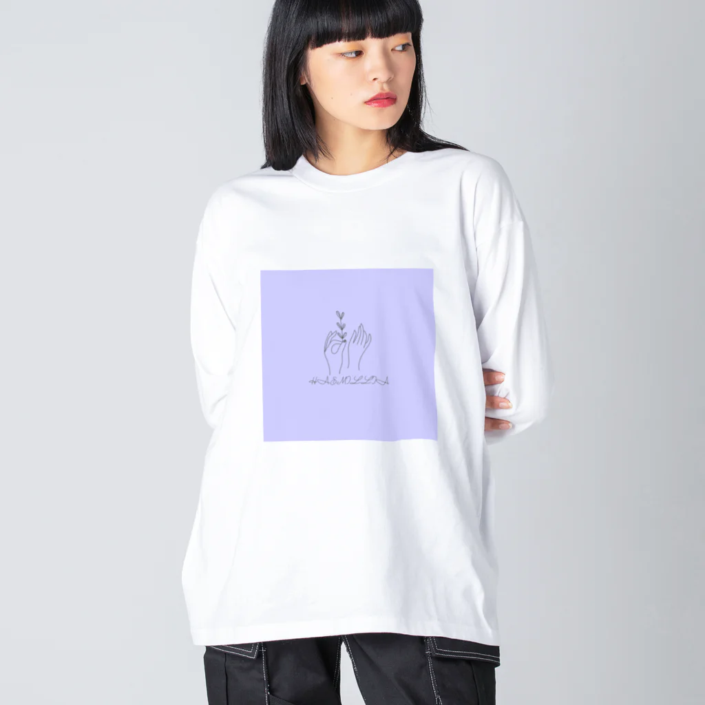 HAEMIN Offical SHOPのHAEMIN Offical GOODS Flower Ver. ビッグシルエットロングスリーブTシャツ