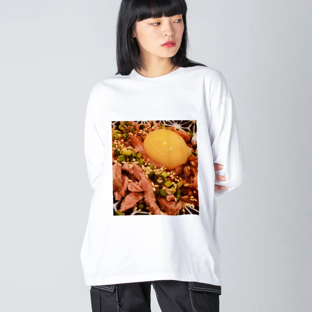 Nlgrのユッケじゃん Big Long Sleeve T-Shirt