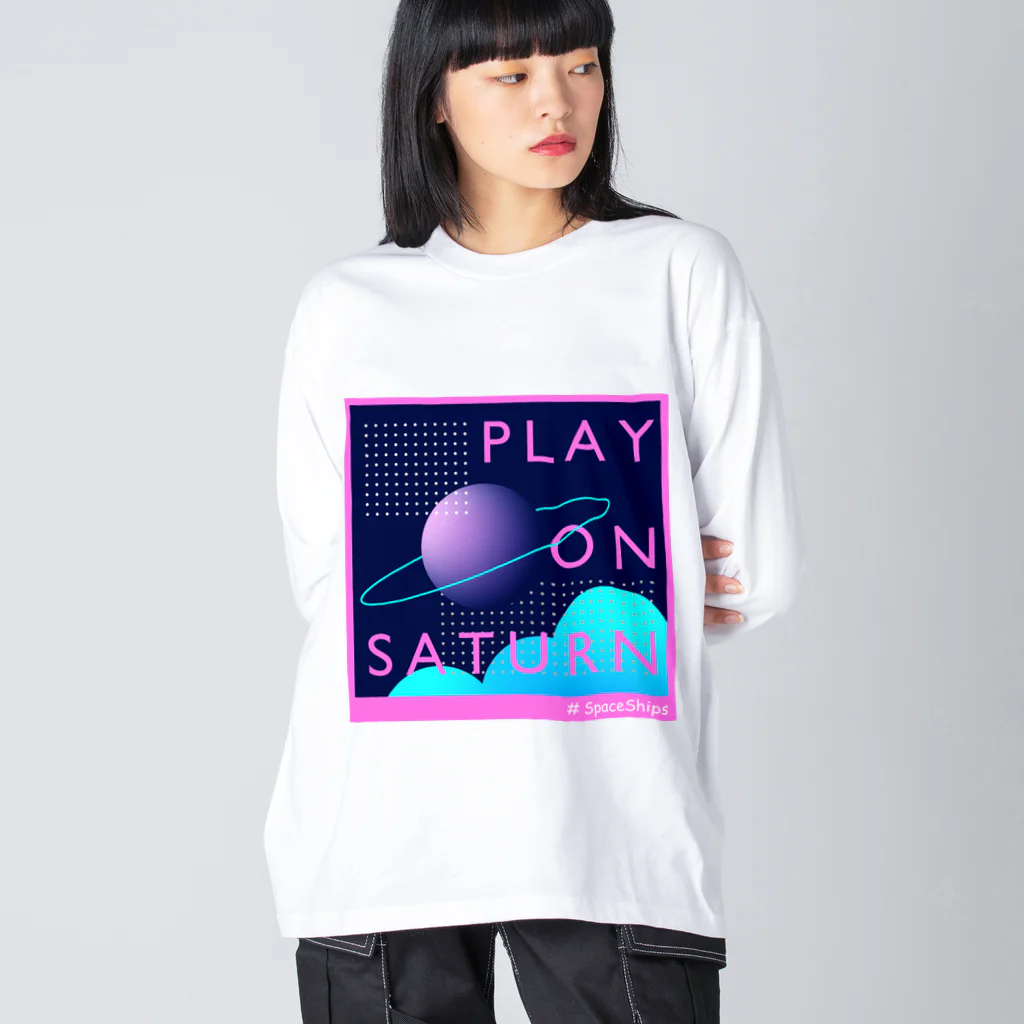 ぱやち / ハヤシヒビキの土星で遊んで下さい Big Long Sleeve T-Shirt