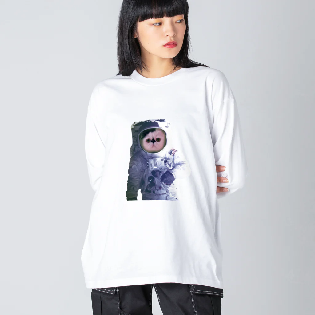 うちの猫はボムといいますの愛猫ボムは宇宙飛行士になった Big Long Sleeve T-Shirt