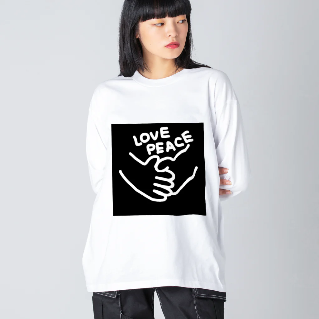 あきょり。のLove PEACE Big Long Sleeve T-Shirt