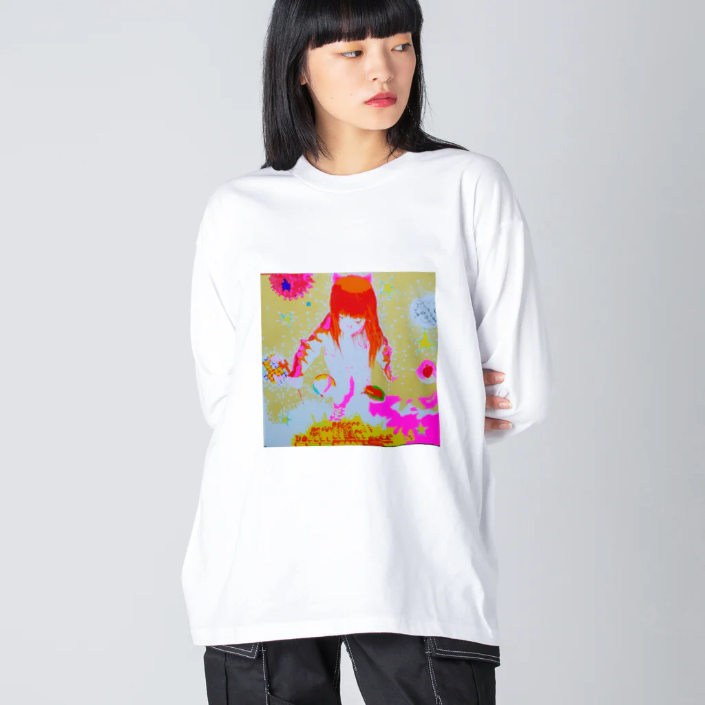 ♥花ちゃん。の太陽。作ってます。 ビッグシルエットロングスリーブTシャツ