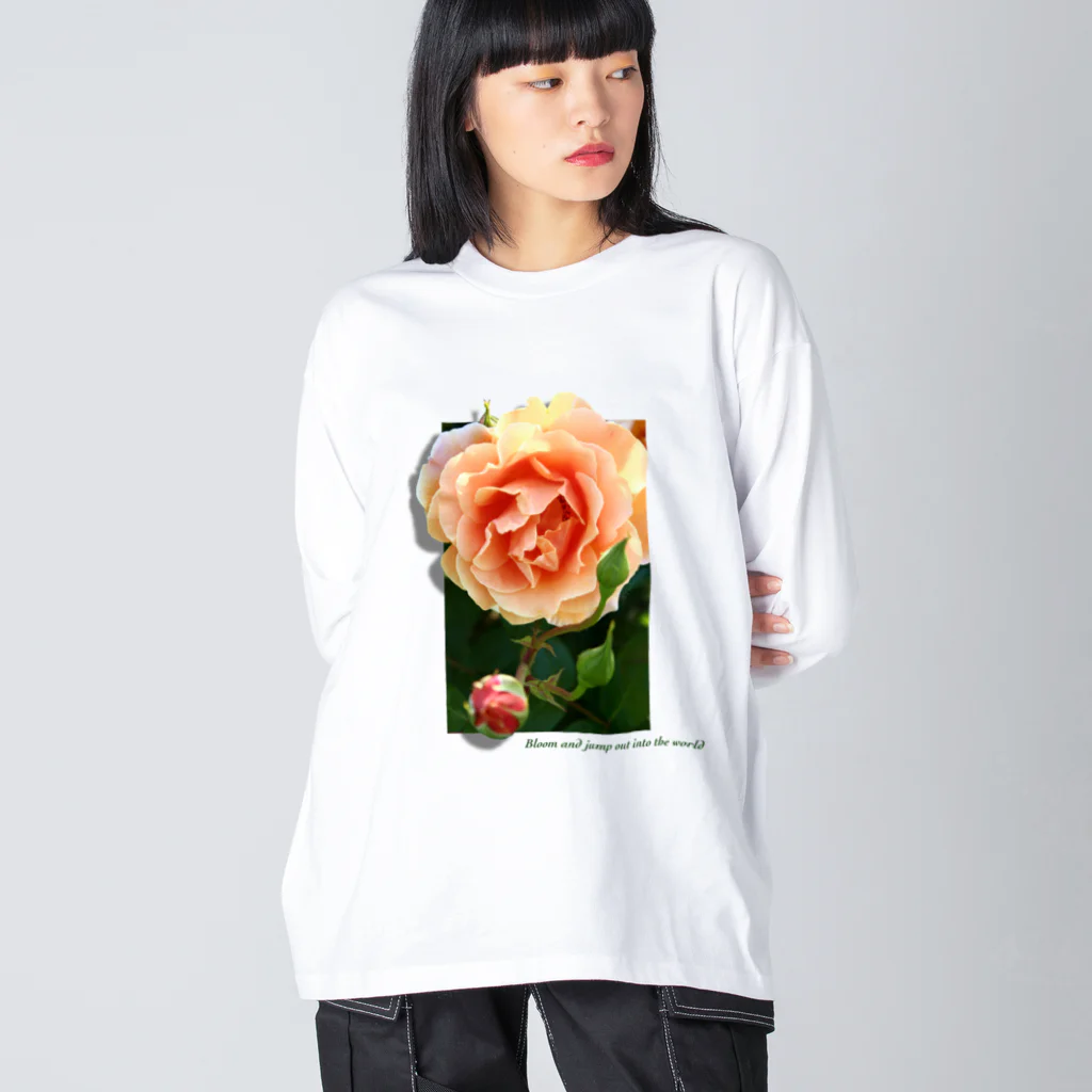 YuSunsetの咲き誇れ（オレンジ） Big Long Sleeve T-Shirt