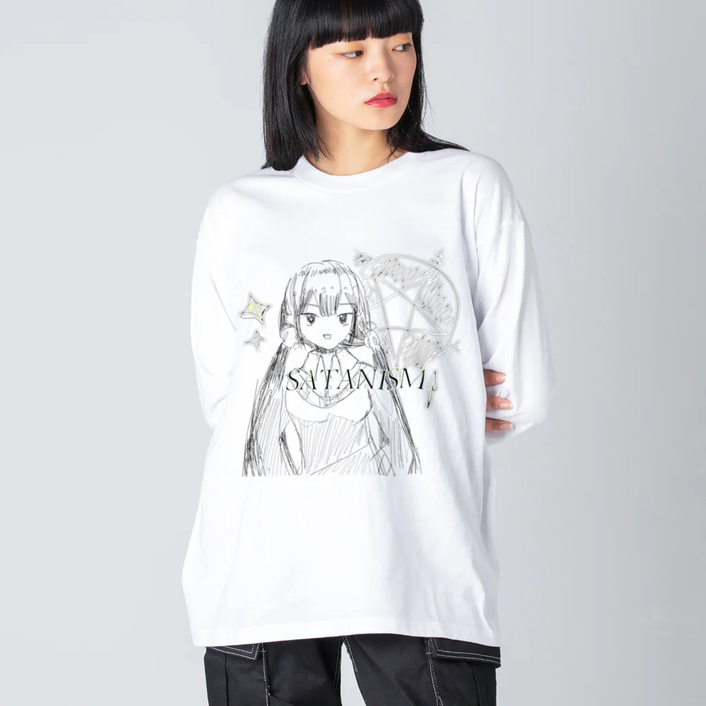 SHINAのSATANISM Big Long Sleeve T-Shirt
