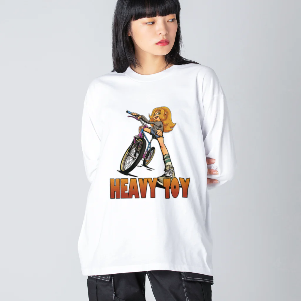 nidan-illustrationの"HEAVY TOY” Big Long Sleeve T-Shirt