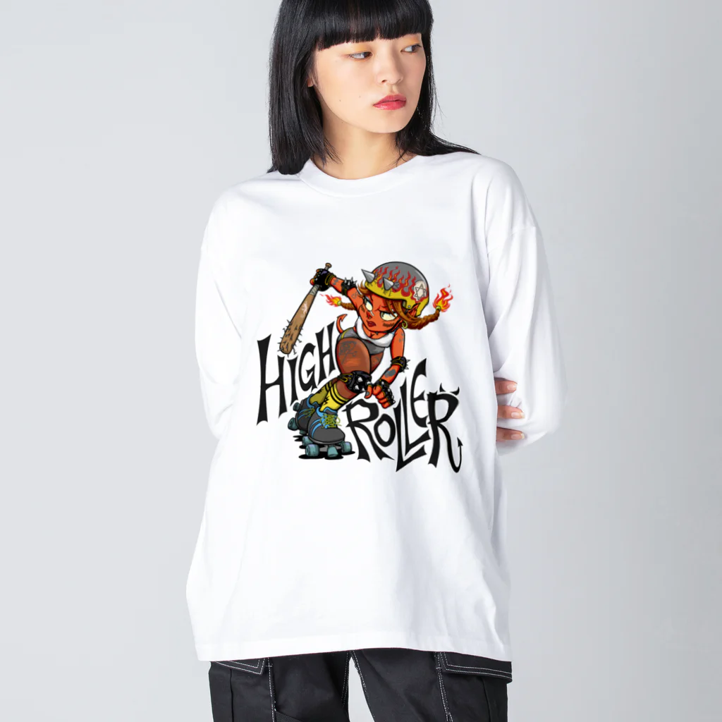 nidan-illustrationの“HIGH ROLLER” Big Long Sleeve T-Shirt