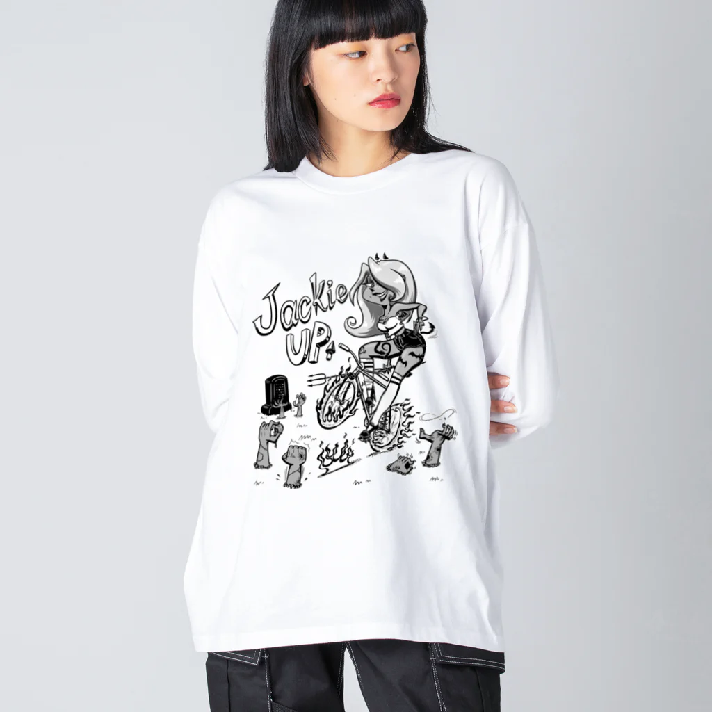 nidan-illustrationの“Jackie up” 2 ビッグシルエットロングスリーブTシャツ
