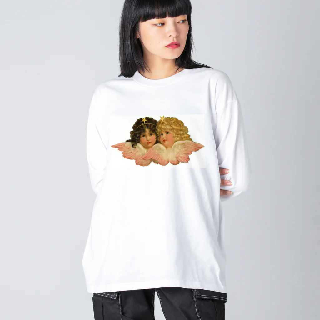 sko_wtbの天使 Big Long Sleeve T-Shirt