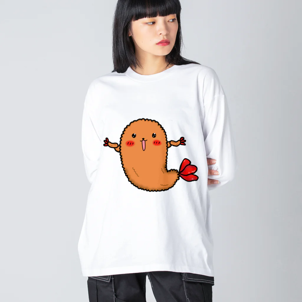 もんぞーのエビフライ君 Big Long Sleeve T-Shirt