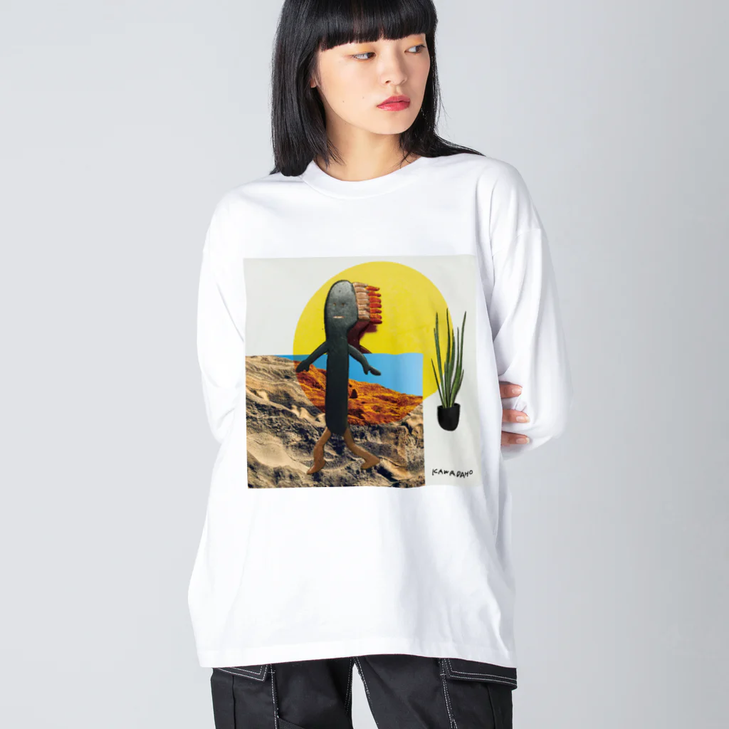 KAWADAHO STOREの歯磨きの妖精 Big Long Sleeve T-Shirt