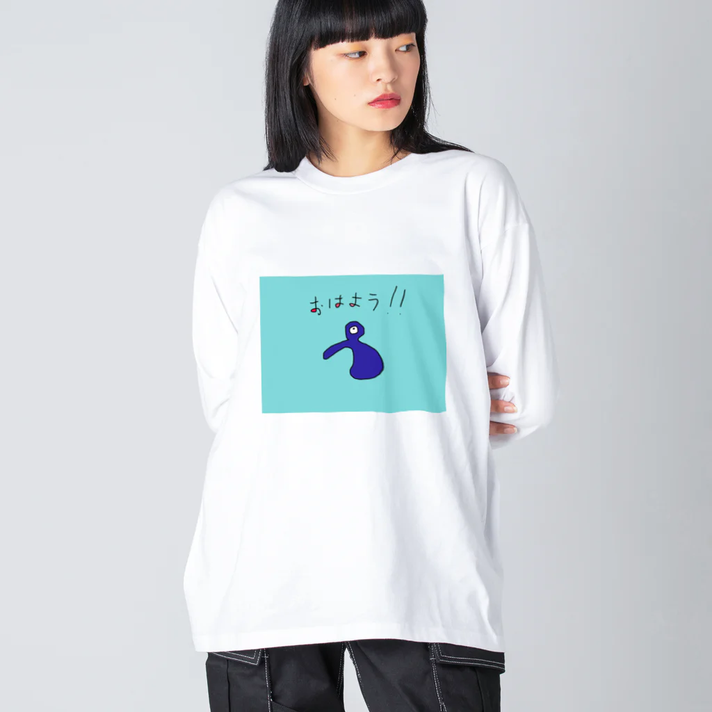 junsen　純仙　じゅんせんのJUSEN SETA　【瀬田純仙】COOL JAPAN　おはようキャラ ビッグシルエットロングスリーブTシャツ